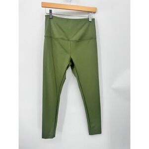 Forme Posture Leggings Women Large Olive Green High Rise Compression
